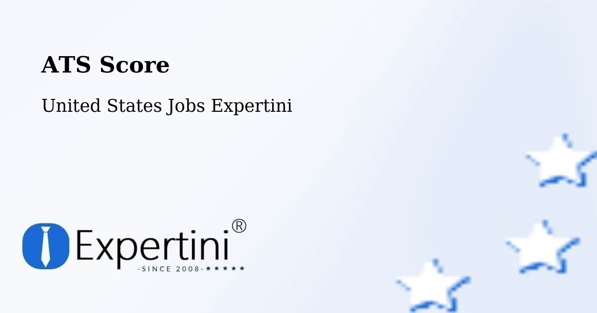Resume ATS Score & Job Description Match Tool – El Paso - United States Jobs Expertini