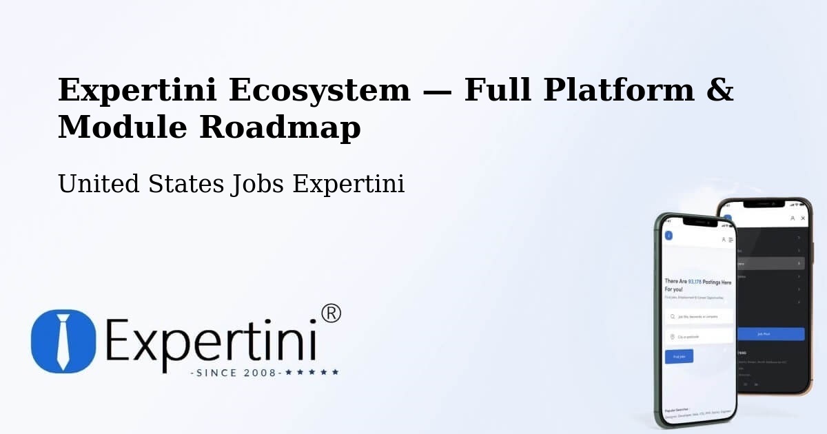 Expertini Ecosystem — Full Platform & Module Roadmap – El Paso